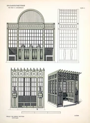 Architektura w drewnie, ok. 1900